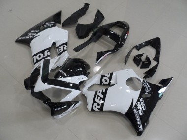 01-03 White Repsol Honda CBR600 F4i Motorcycle Fairings