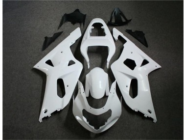 01-03 White Suzuki GSXR 600/750 Motorcycle Fairings