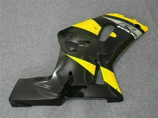 01-03 Yellow Black Suzuki GSXR 600/750 Motorcycle Fairings