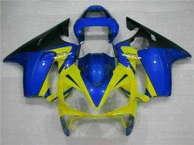 01-03 Yellow Blue Honda CBR600 F4i Motorcycle Fairings