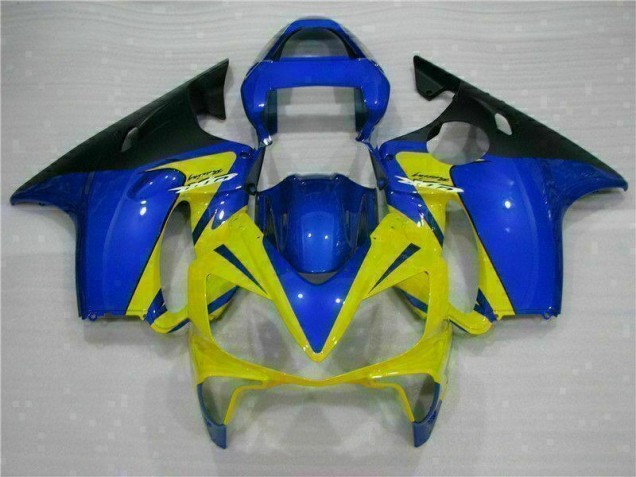 01-03 Yellow Blue Honda CBR600 F4i Motorcycle Fairings 01-03 Yellow Blue Honda CBR600 F4i Motorcycle Fairings