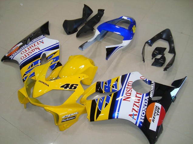 01-03 Yellow Honda CBR600 F4i Motorcycle Fairings 01-03 Yellow Honda CBR600 F4i Motorcycle Fairings