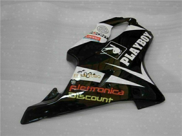 01-03 Yellow Silver Black Playboy Honda CBR600 F4i Motorcycle Fairings 01-03 Yellow Silver Black Playboy Honda CBR600 F4i Motorcycle Fairings