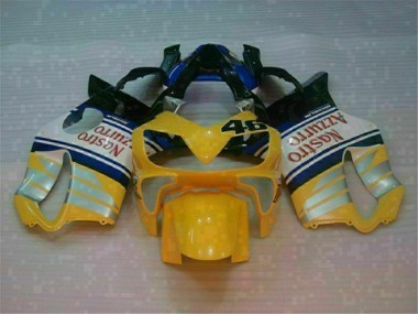 01-03 Yellow Silver Nastro Azzurro Honda CBR600 F4i Motorcycle Fairings