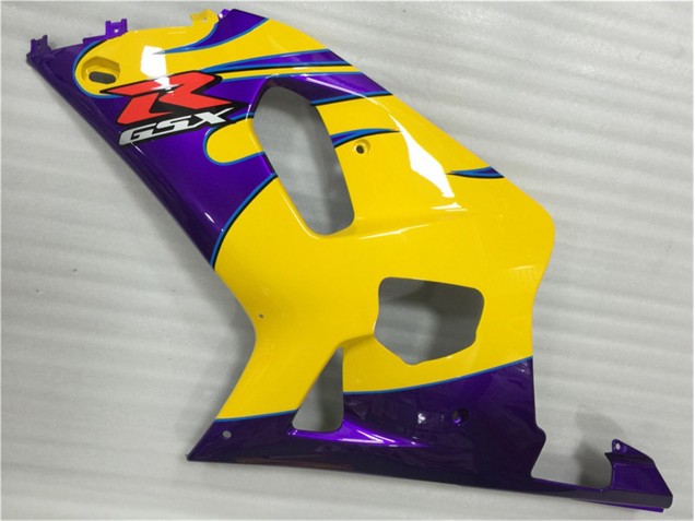 01-03 Yellow Suzuki GSXR 600/750 Motorcycle Fairing 01-03 Yellow Suzuki GSXR 600/750 Motorcycle Fairing