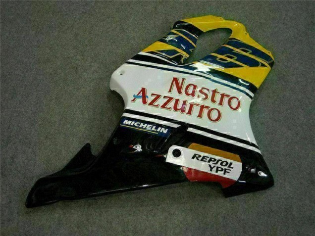 01-03 Yellow White Honda CBR600 F4i Motorcycle Fairings 01-03 Yellow White Honda CBR600 F4i Motorcycle Fairings