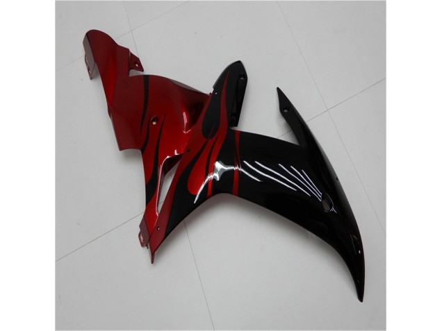 02-03 Black Red Yamaha YZF R1 Motorcycle Fairings 02-03 Black Red Yamaha YZF R1 Motorcycle Fairings