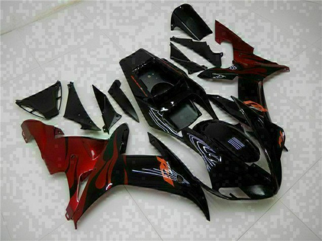 02-03 Black Yamaha YZF R1 ABS Fairings 02-03 Black Yamaha YZF R1 ABS Fairings
