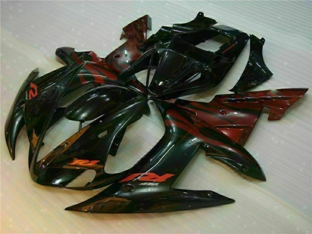 02-03 Black Yamaha YZF R1 ABS Motorcycle Fairings 02-03 Black Yamaha YZF R1 ABS Motorcycle Fairings