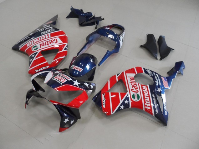 02-03 Dark Blue Star Honda CBR900RR 954 Motorcycle Fairings 02-03 Dark Blue Star Honda CBR900RR 954 Motorcycle Fairings