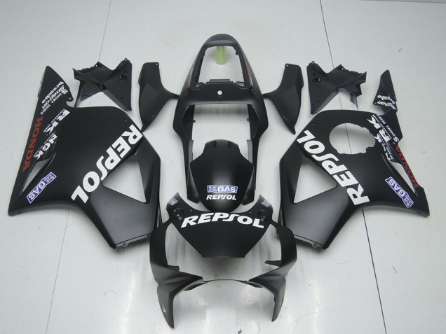 02-03 Matte Black Repsol Honda CBR900RR 954 Motorcycle Fairings 02-03 Matte Black Repsol Honda CBR900RR 954 Motorcycle Fairings