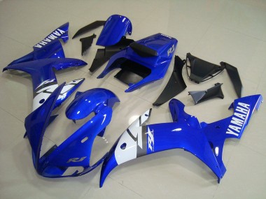 02-03 White Blue Yamaha YZF R1 Motorcycle Fairings