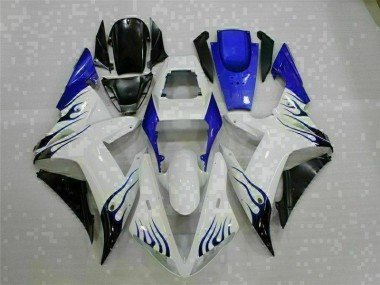 02-03 White Yamaha YZF R1 Full Motorcycle Fairing Kits