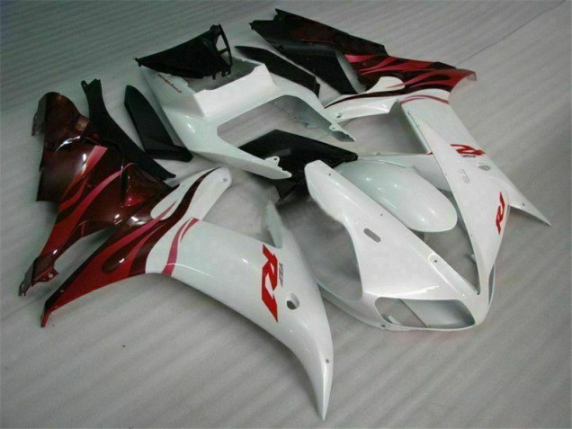 02-03 White Yamaha YZF R1 Motorcycle Bodywork 02-03 White Yamaha YZF R1 Motorcycle Bodywork
