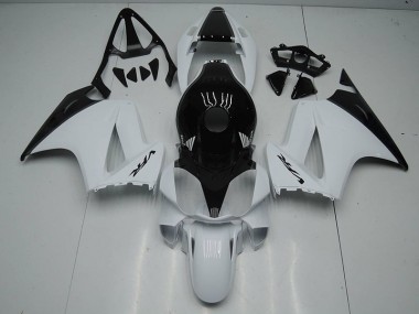 02-13 White Black Honda VFR800 Motorcycle Bodywork
