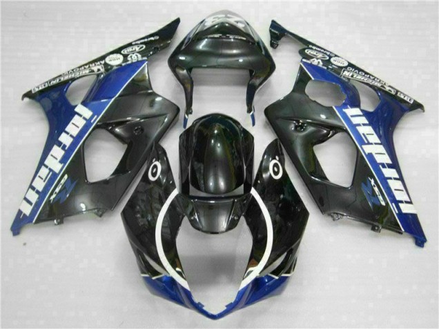03-04 Black Blue Suzuki GSXR 1000 Motorcycle Fairings 03-04 Black Blue Suzuki GSXR 1000 Motorcycle Fairings
