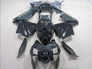 03-04 Black Gold Decal Honda CBR600RR Motorcycle Bodywork