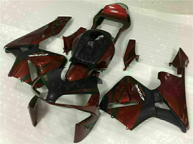 03-04 Black Red Honda CBR600RR Motorcycle Fairings 03-04 Black Red Honda CBR600RR Motorcycle Fairings