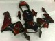 03-04 Black Red Honda CBR600RR Motorcycle Fairings 03-04 Black Red Honda CBR600RR Motorcycle Fairings