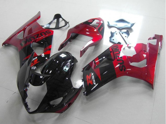 03-04 Black Red Suzuki GSXR 1000 Motorcycle Fairing 03-04 Black Red Suzuki GSXR 1000 Motorcycle Fairing