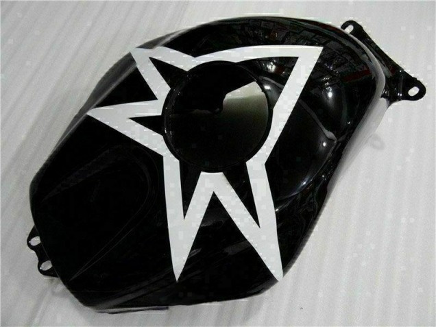 03-04 Black White 11 Honda CBR600RR Motorcycle Fairings 03-04 Black White 11 Honda CBR600RR Motorcycle Fairings