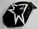 03-04 Black White 11 Honda CBR600RR Motorcycle Fairings 03-04 Black White 11 Honda CBR600RR Motorcycle Fairings