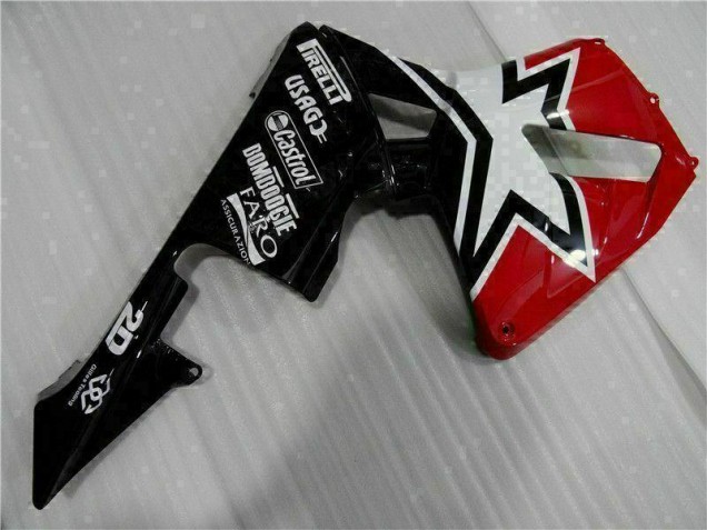 03-04 Black White 11 Honda CBR600RR Motorcycle Fairings 03-04 Black White 11 Honda CBR600RR Motorcycle Fairings