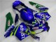 03-04 Blue Green Movistar Castrol Honda CBR600RR Motorcycle Fairings