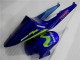 03-04 Blue Green Movistar Castrol Honda CBR600RR Motorcycle Fairings