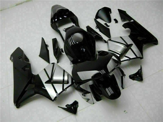 03-04 Glossy Black Honda CBR600RR Motorcycle Fairings 03-04 Glossy Black Honda CBR600RR Motorcycle Fairings