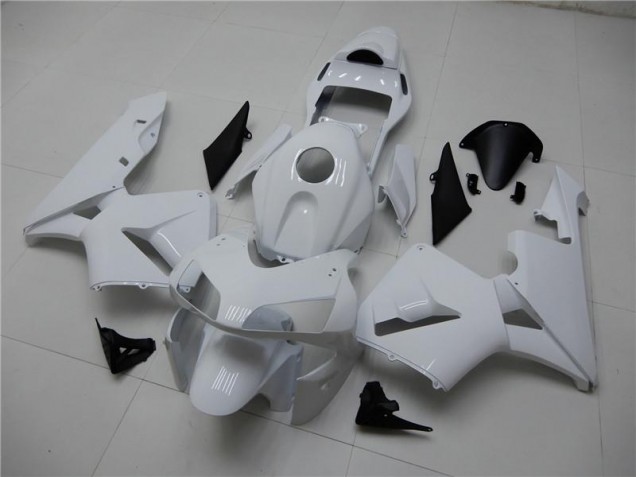 03-04 Glossy White Honda CBR600RR Motorcycle Fairings