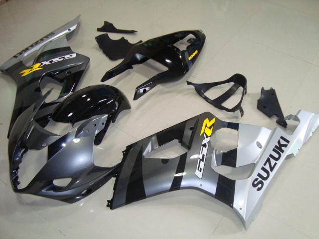 03-04 Grey Silver Suzuki GSXR 1000 Motorcycle Fairings 03-04 Grey Silver Suzuki GSXR 1000 Motorcycle Fairings