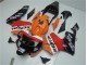 03-04 Orange Red Black Repsol Honda CBR600RR Motorcycle Fairings