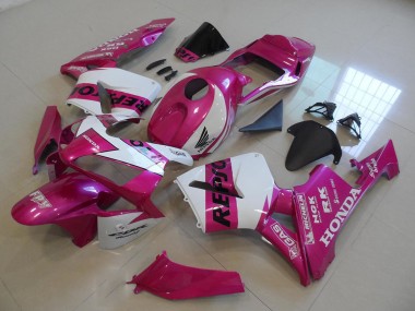 03-04 Pink Repsol Honda CBR600RR Motorcycle Fairing