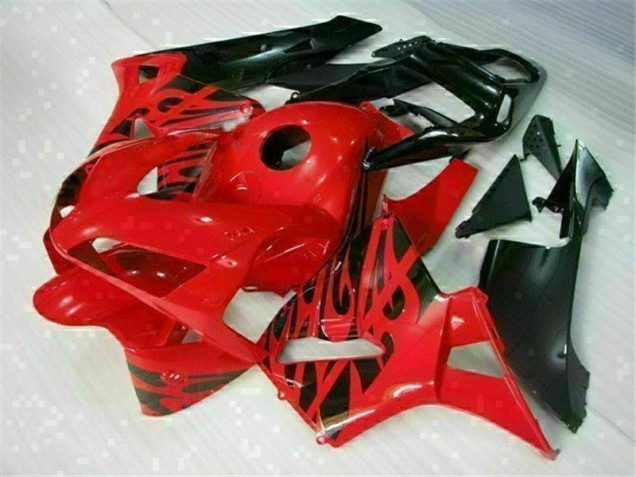 03-04 Red Black Honda CBR600RR Full Motorcycle Fairing Kits