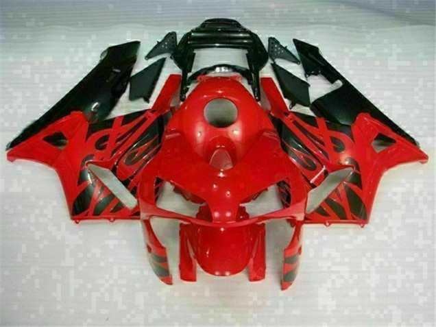 03-04 Red Black Honda CBR600RR Full Motorcycle Fairing Kits