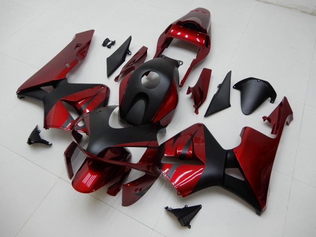 03-04 Red Black Honda CBR600RR Motorcycle Bodywork 03-04 Red Black Honda CBR600RR Motorcycle Bodywork