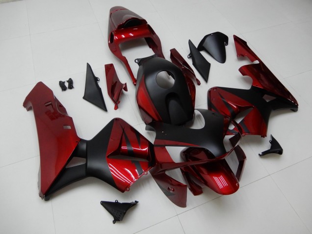 03-04 Red Black Honda CBR600RR Motorcycle Bodywork 03-04 Red Black Honda CBR600RR Motorcycle Bodywork