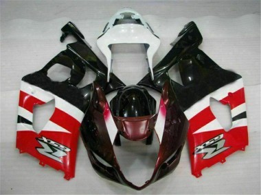03-04 Red Black Suzuki GSXR 1000 Motorcycle Fairing