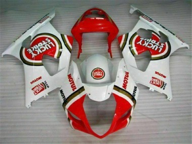 03-04 Red White Suzuki GSXR 1000 Motorcycle Bodywork