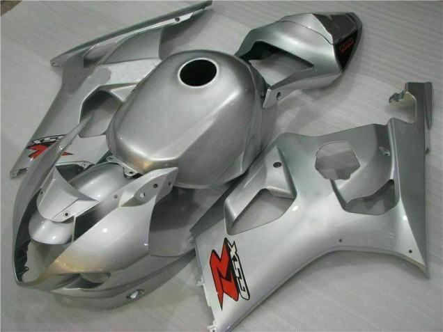 03-04 Silver Suzuki GSXR 1000 Motorcycle Fairing 03-04 Silver Suzuki GSXR 1000 Motorcycle Fairing