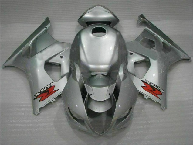 03-04 Silver Suzuki GSXR 1000 Motorcycle Fairing 03-04 Silver Suzuki GSXR 1000 Motorcycle Fairing