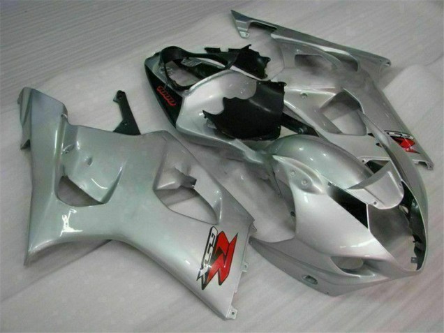03-04 Silver Suzuki GSXR 1000 Motorcycle Fairings 03-04 Silver Suzuki GSXR 1000 Motorcycle Fairings