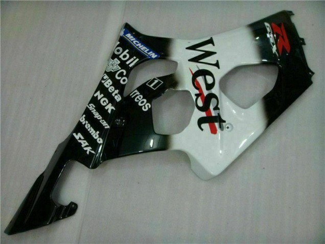 03-04 White Black Suzuki GSXR 1000 Full Motorcycle Fairing Kits 03-04 White Black Suzuki GSXR 1000 Full Motorcycle Fairing Kits