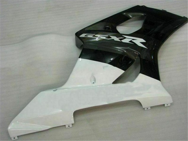 03-04 White Black Suzuki GSXR 1000 Motorcycle Fairing 03-04 White Black Suzuki GSXR 1000 Motorcycle Fairing