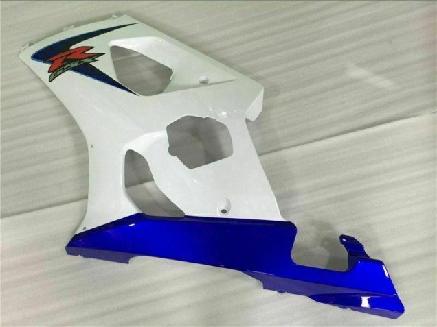 03-04 White Blue Suzuki GSXR 1000 Motorcycle Fairings 03-04 White Blue Suzuki GSXR 1000 Motorcycle Fairings