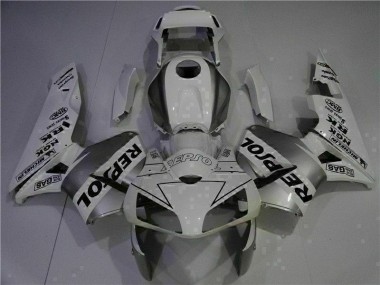 03-04 White Repsol Honda CBR600RR Motorcycle Fairings