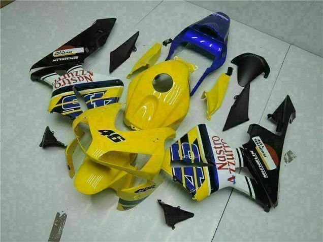 03-04 Yellow Honda CBR600RR Motorcycle Fairings 03-04 Yellow Honda CBR600RR Motorcycle Fairings