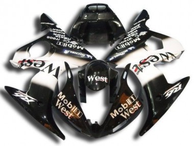 03-05 Black Mobil West Yamaha YZF R6 Motorcycle Fairings