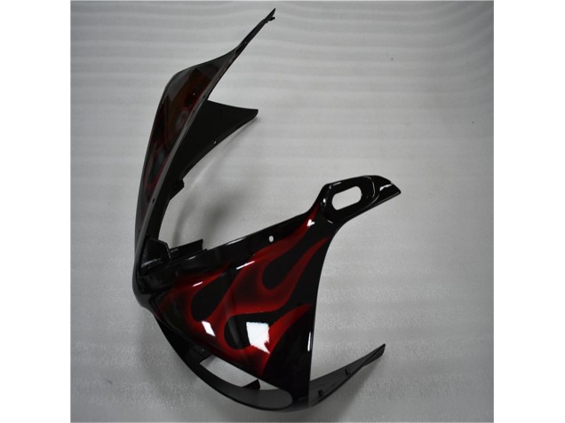 03-05 Black Red Flame Yamaha YZF R6 Motorcycle Fairings 03-05 Black Red Flame Yamaha YZF R6 Motorcycle Fairings